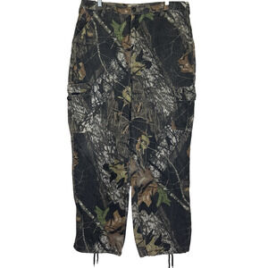 FieldStaff Mossy Oak Break Up Hunting Cargo Twill Pants Mens Size Large 36-38